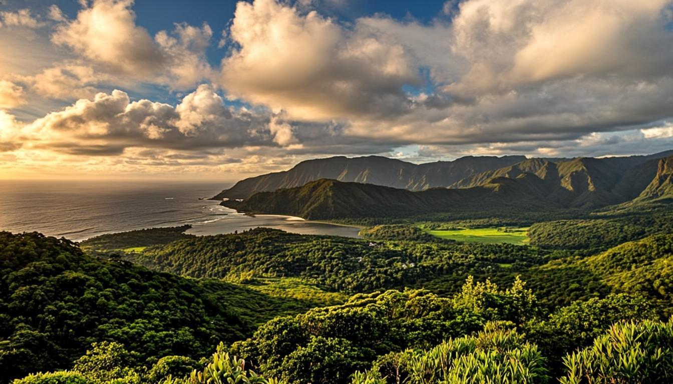 Paysage volcanique de La Réunion